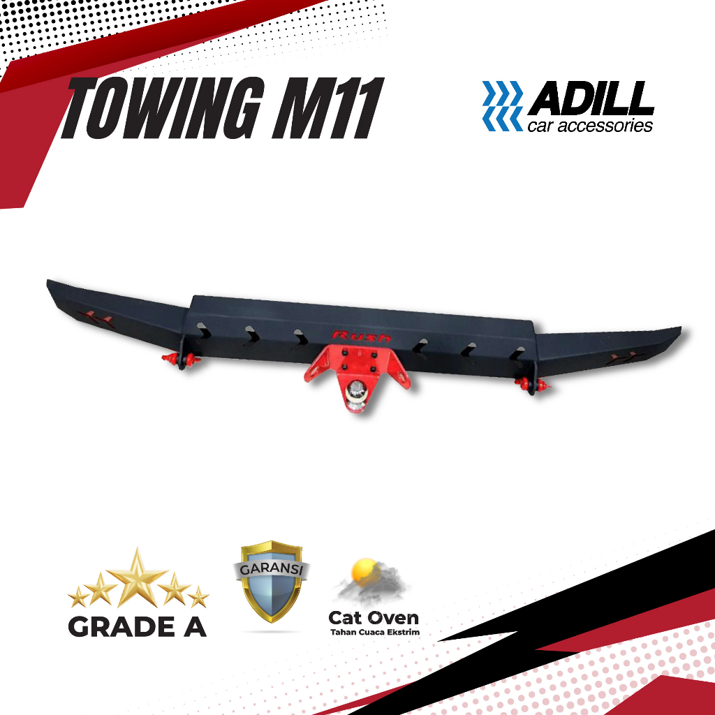Towing Bar Belakang M11 Fortuner Pajero, Innova, Avanza, Xenia, Rush, Terios