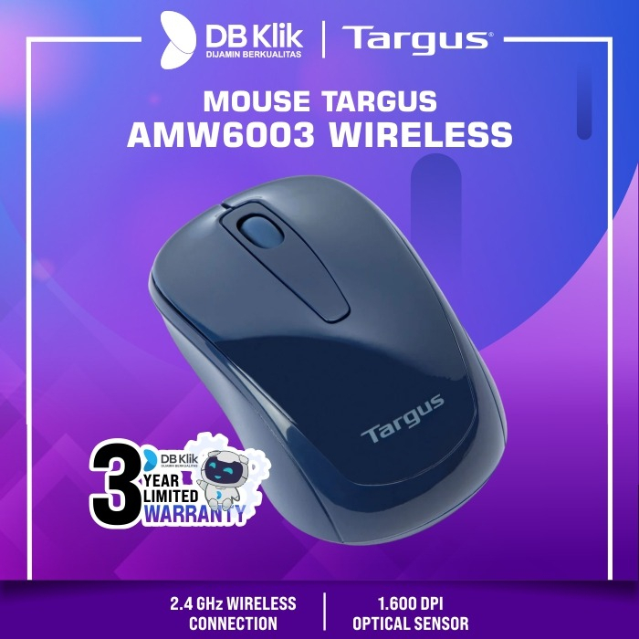 Mouse Targus AMW6003 Wireless Optical 2.4GHz 1600DPI Blue