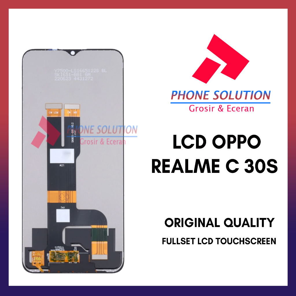 LCD Oppo Realme C 30s Fullset Touchscreen // Supplier LCD Garansi 1 Bulan