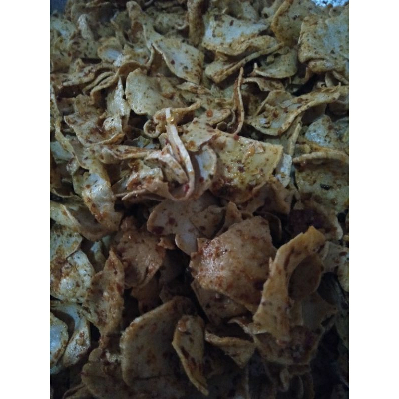 

keripik basreng pedas daun jeruk