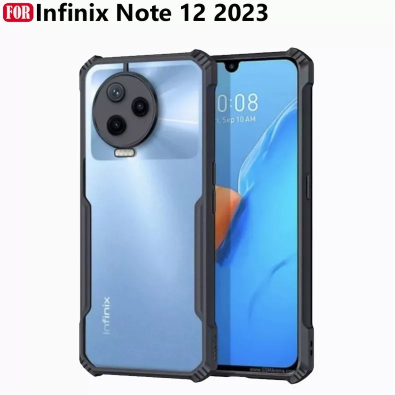 Casing Infinix Note 12 2023 Shockproof Akrilik Bening Transparan Hard Case Handphone