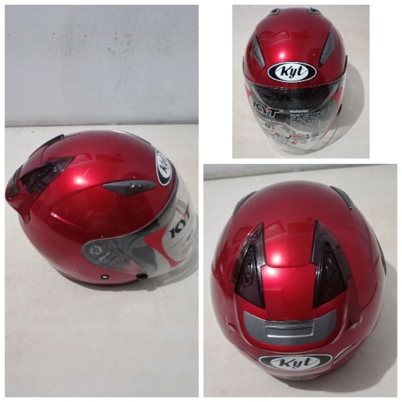 Helm KYT Galaxy slide double visor helm kyt double visor helm double visor