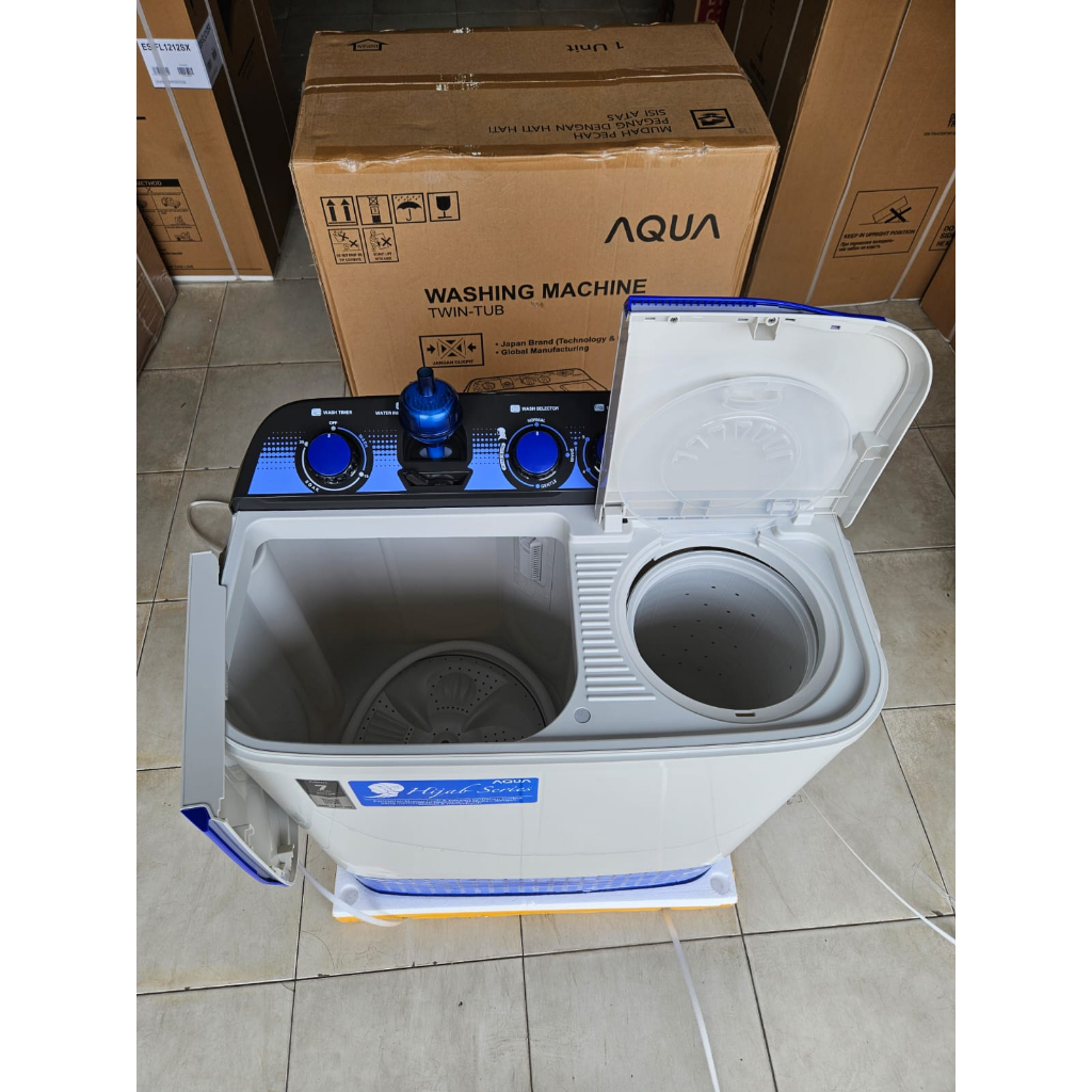 MESIN CUCI AQUA JAPAN QW-781XT UKURAN 7 KG