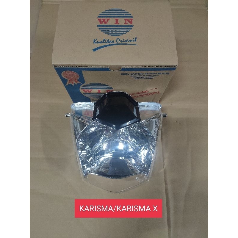 LAMPU REFLEKTOR DEPAN KARISMA KARISMA X MERK WIN #
