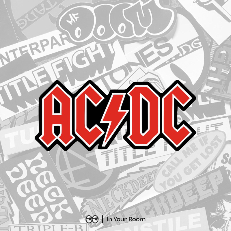 

STICKER BAND ACDC | BAHAN GRAFTAC