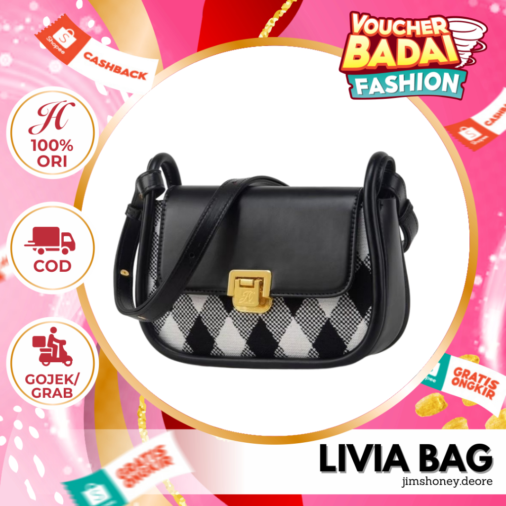 JIMS HONEY LIVIA BAG TAS SELEMPANG WANITA