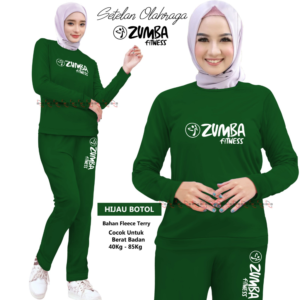 Setelan Olahraga Wanita ZUMBA Aerobic Senam Joging Sepeda Trening Wanita Joging Training Suit Sportswear