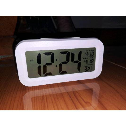 Jam Meja Digital LCD Alarm Clock SONIFER Pakai Baterai