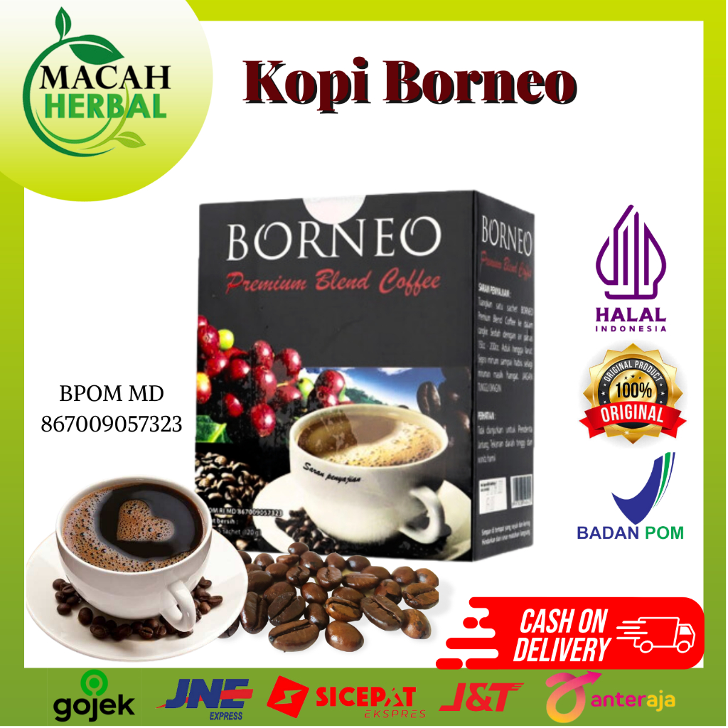 

[ TERLARIS ] KOPI BORNEO ISI 10 SACHET KOPI HERBAL KUAT TAHAN LAMA BPOM | KOPI HERBAL STAMINA PRIA ORIGINAL PLUS GINGSENG