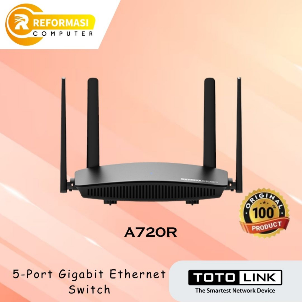 Routher Wireless  Totolink A720R - AC1200 Wireless Dual Band