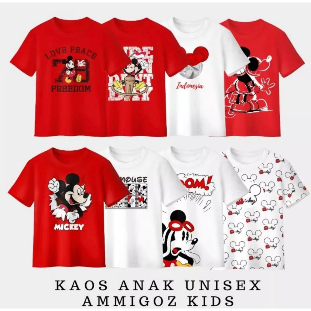 BAJU ANAK KAOS UNISEX AMMIGOS