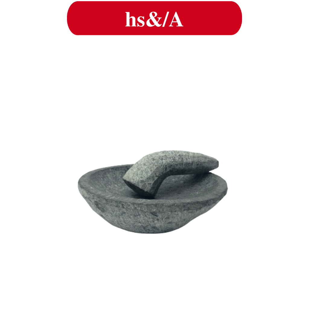 Cobek Ulekan Batu Asli 20 cm (Kecil)