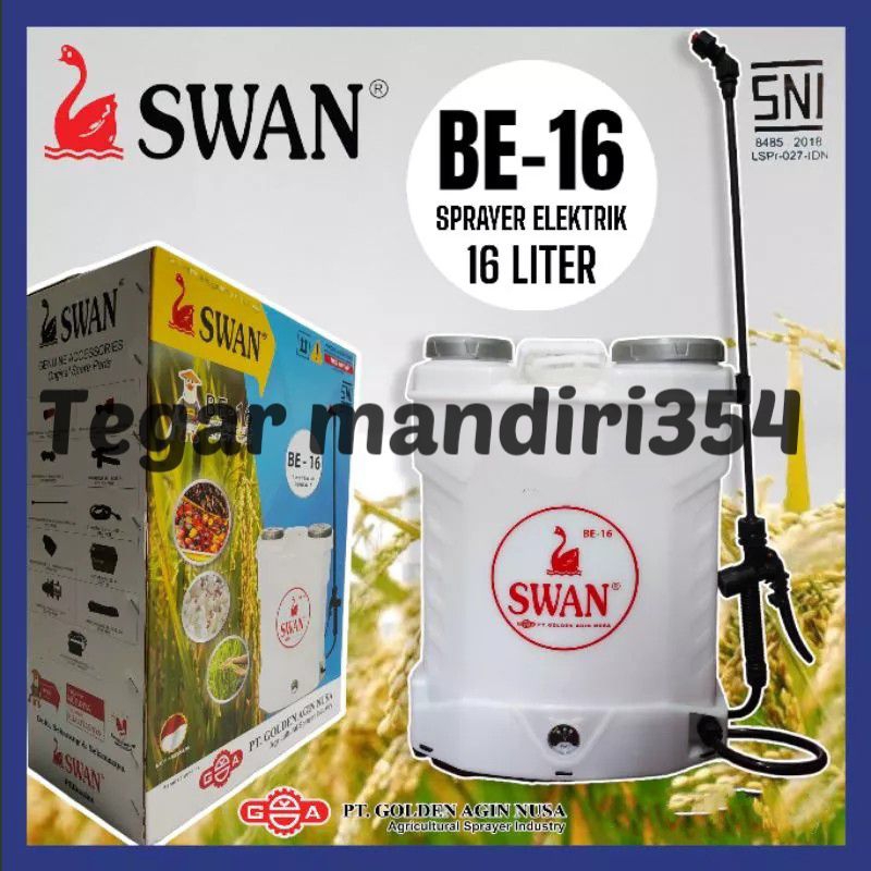 Tangki cas swan 16liter sprayer elektrik swan 16liter tangki elektrik swan 16liter