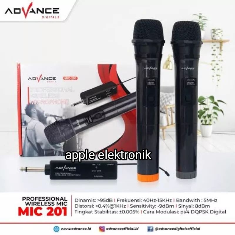 mic advance wireless mic-201
