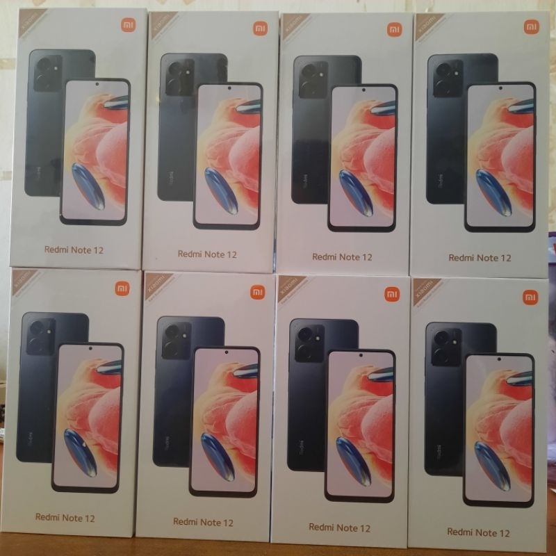 Hp Xiaomi redmi Note 12 Ram 8gb 128gb Ram  6gb 128gb 4gb 12gb  garansi resmi 1 tahun Segel No Repack