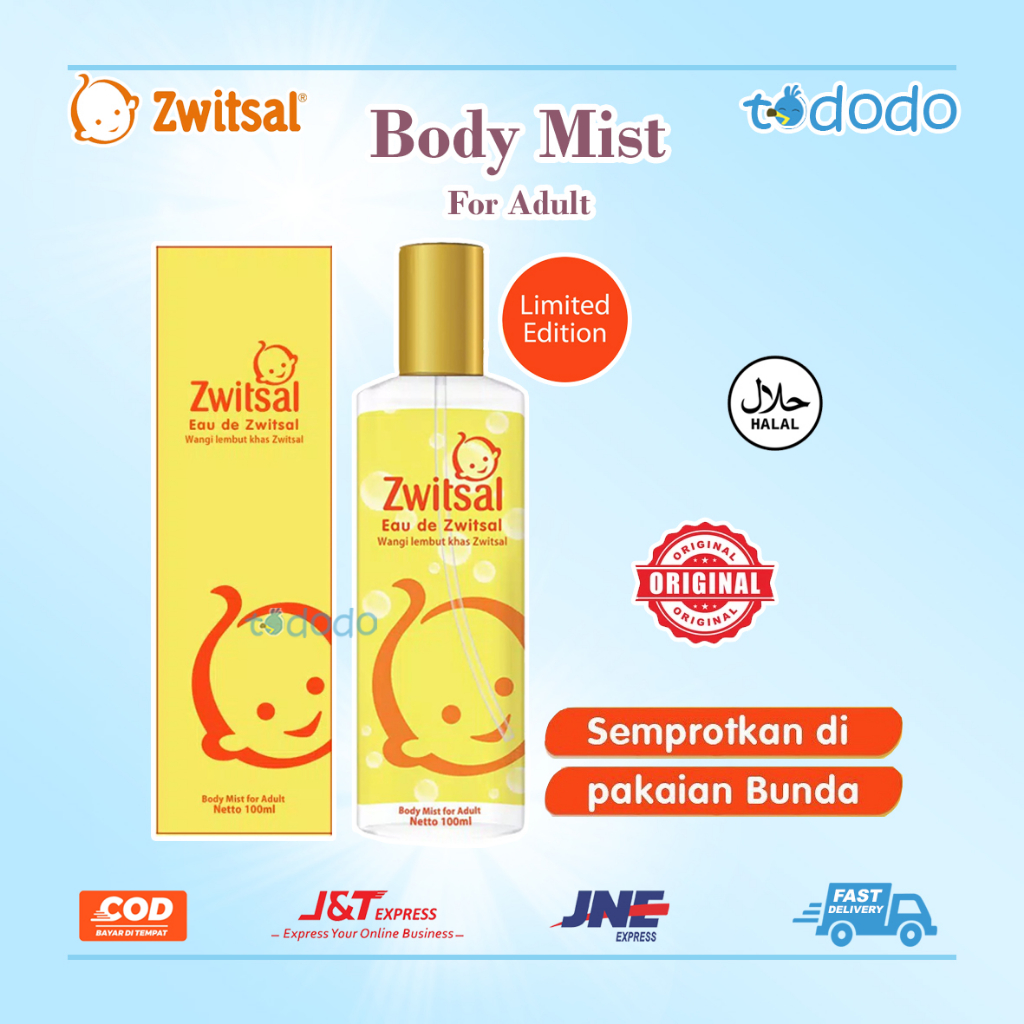 Parfum Pakaian Aroma Bayi Zwitsal / Eau De Parfum Toilette100ml