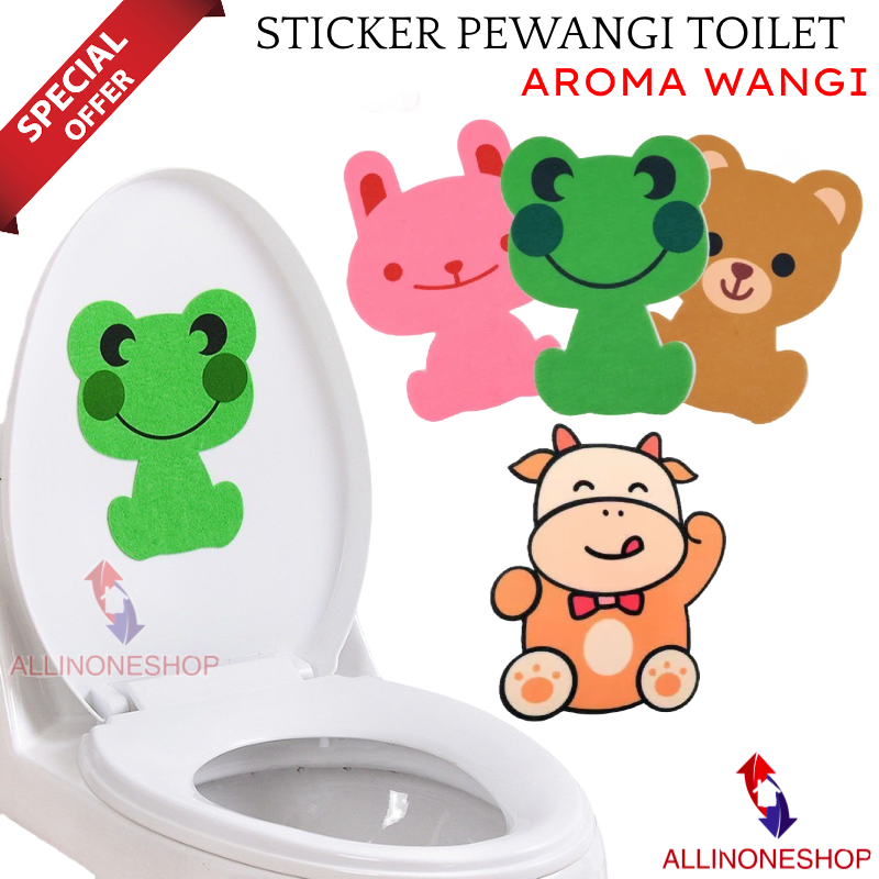 STICKER PENGHARUM TOILET CLOSET / PENGHARUM WC / TEMPELAN PENGHARUM TOILET / PENGHARUM KAMAR MANDI / STICKER PEWANGI