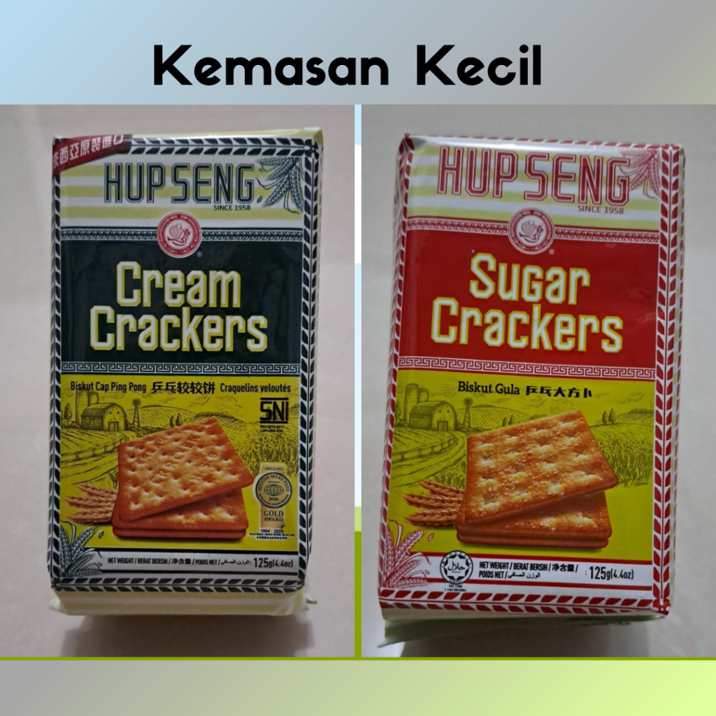 

Biskuit HUP SENG Crackers Varian Rasa 125GR Malaysia KEMASAN KECIL