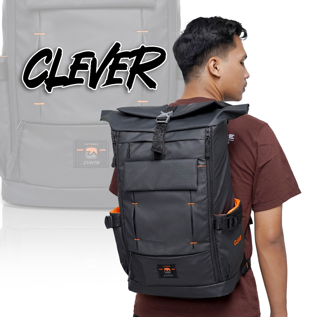 Zarventure clever tas daypack ransel backpack tas laptop waterproof