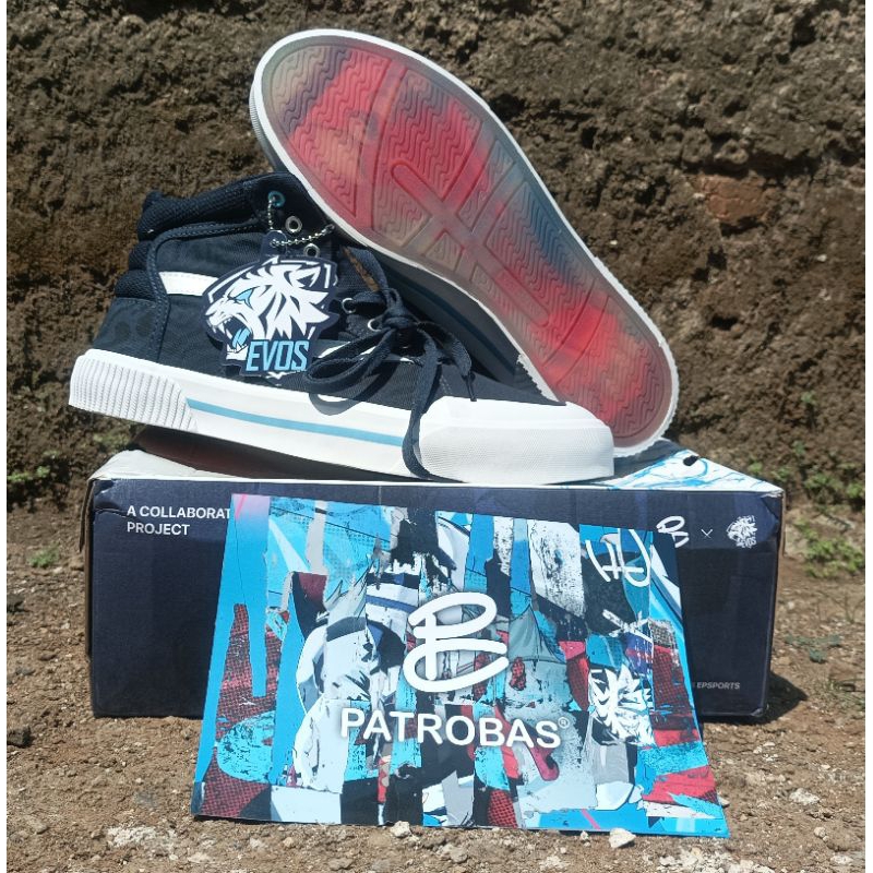 Patrobas x evos high limited edition navy