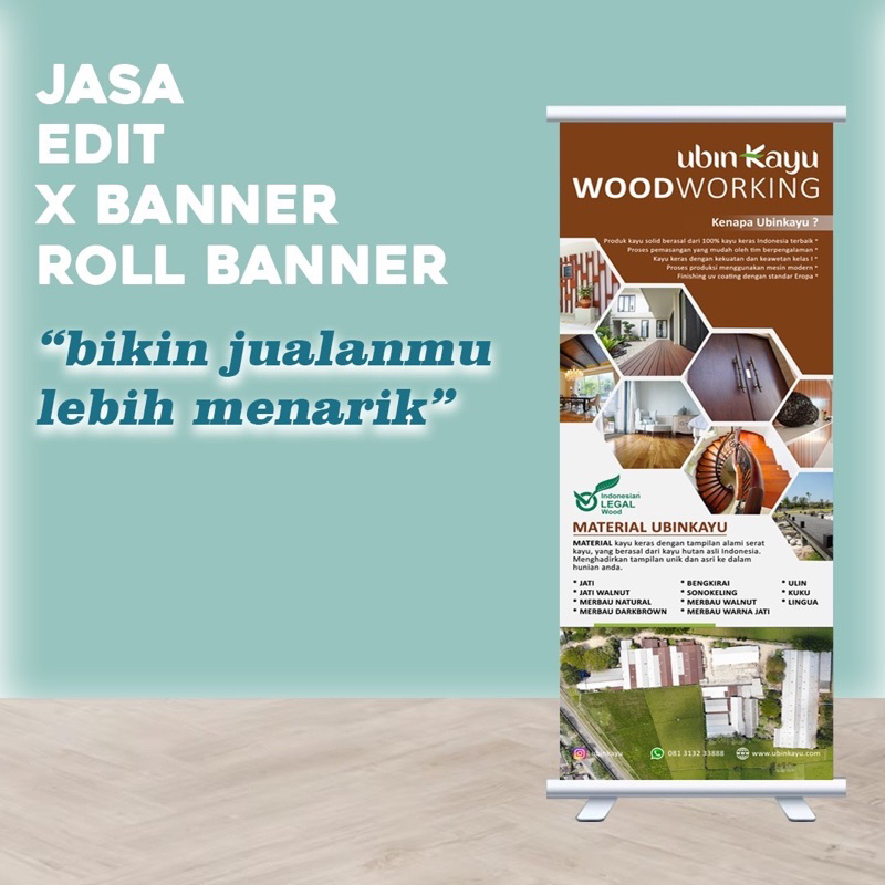 JASA DESAIN X BANNER | JASA EDIT BANNER | JASA EDIT ROLL BANNER
