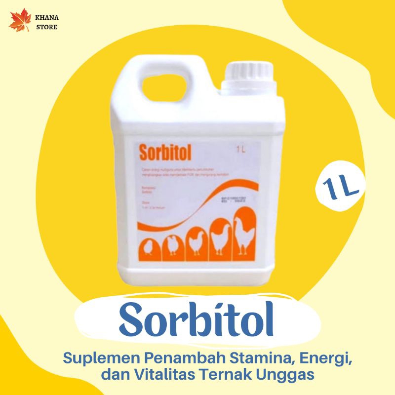 SORBITOL - Suplemen Penambah stamina, energi, dan vitalitas Ternak Unggas