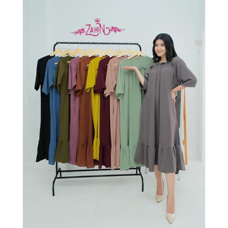 FUJI DRESS ORI BY ZAHIN // MATT CRINKLE // DASTER FUJI ZAHIN ORI // HOME DRESS FUJI ZAHIN