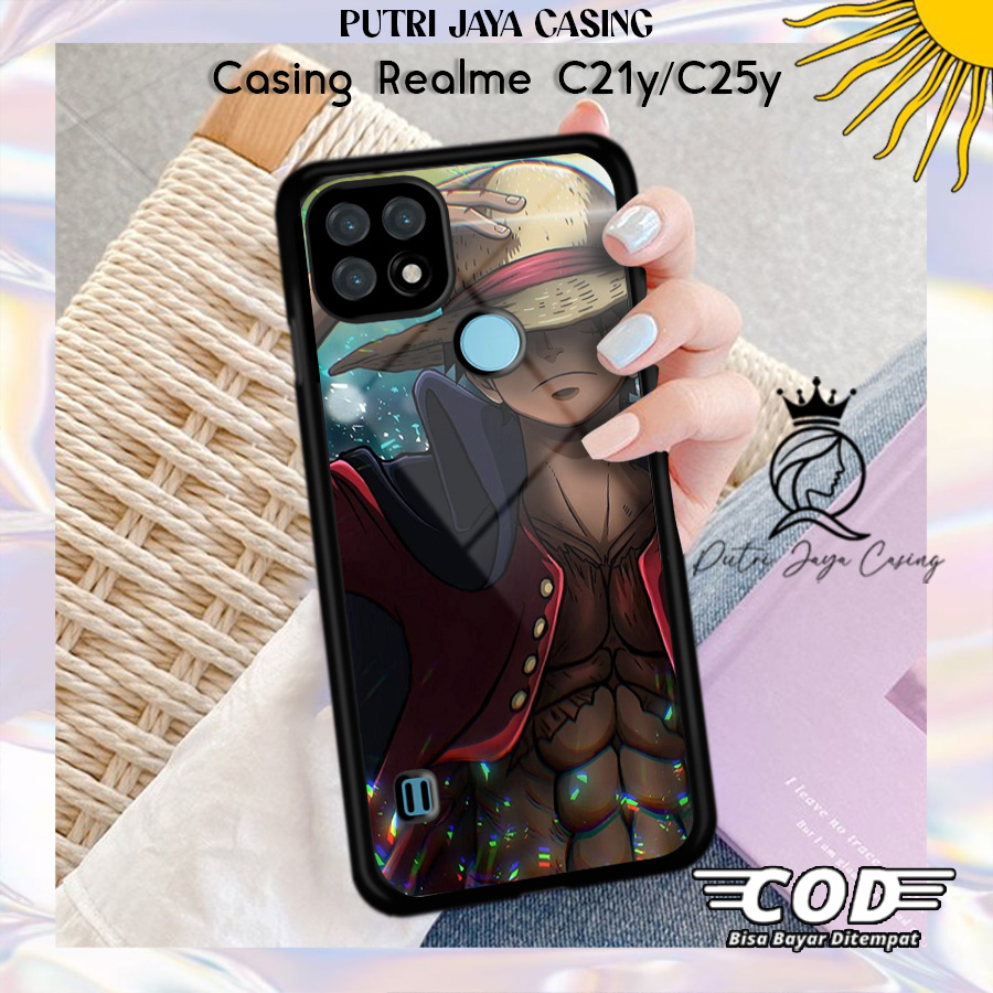 Case Hp Realme C21y C25y Casing Realme C21y C25y Motif ANIMELUFFY Casing Terbaru Case Karakter Lucu 