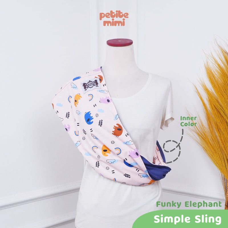 Petite Mimi Gendongan Kaos (GEOS) Motif Simple Sling