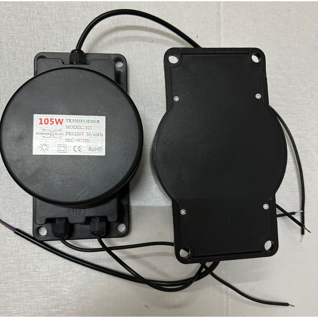 Trafo/Adaptor Lampu Kolam renang 105w 12v