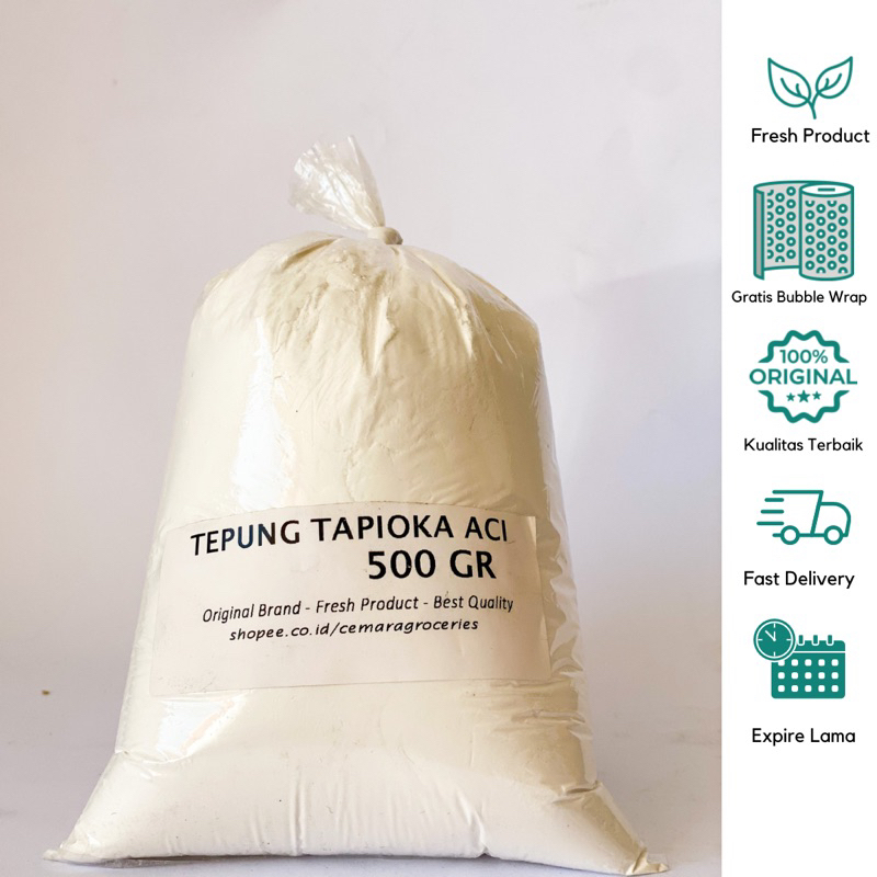 

Tepung Tapioka Aci Gunung Repack 500gr