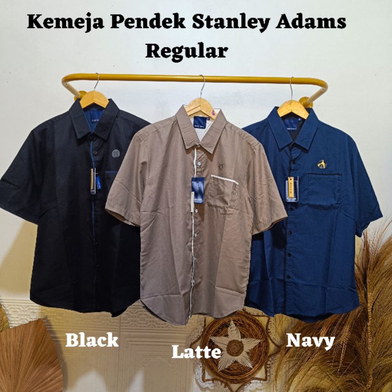Kemeja Stanley Adams Lengan Pendek