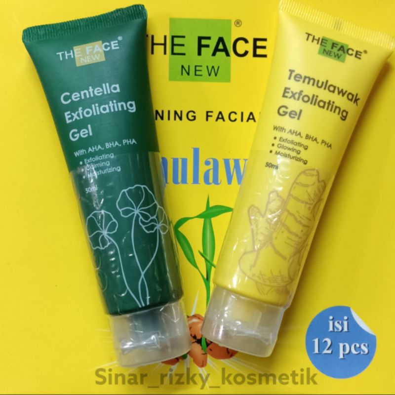 THE FACE Temulawak Exfoliating Gel BPOM