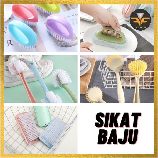 Sikat Cuci Baju Kotak Pastel Sikat Matahari Sepatu Gagang Halus untuk Lantai Baju Sikat Sepatu Sikat Toilet Kamar Mandi Warna Warni Serbaguna TERMURAH TERLARIS