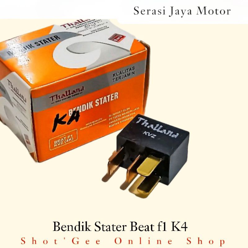 SWITCH BENDIK RELEY STATER KAKI 4 BEAT F1