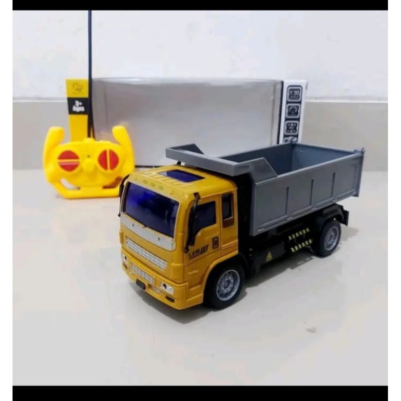 Mainan RC Dump Truck Remote Control - Mobil Truk Pasir Remot Anak Laki