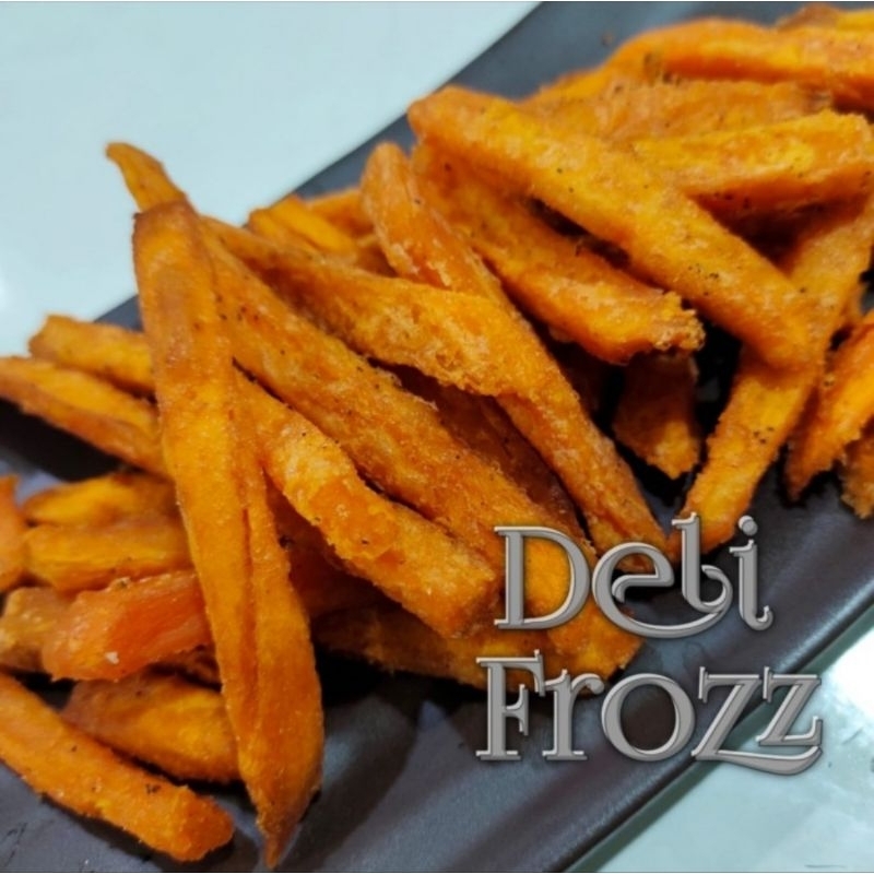

Kentang Ubi Frozen | Sweet Potato Coated Fries [1kg]