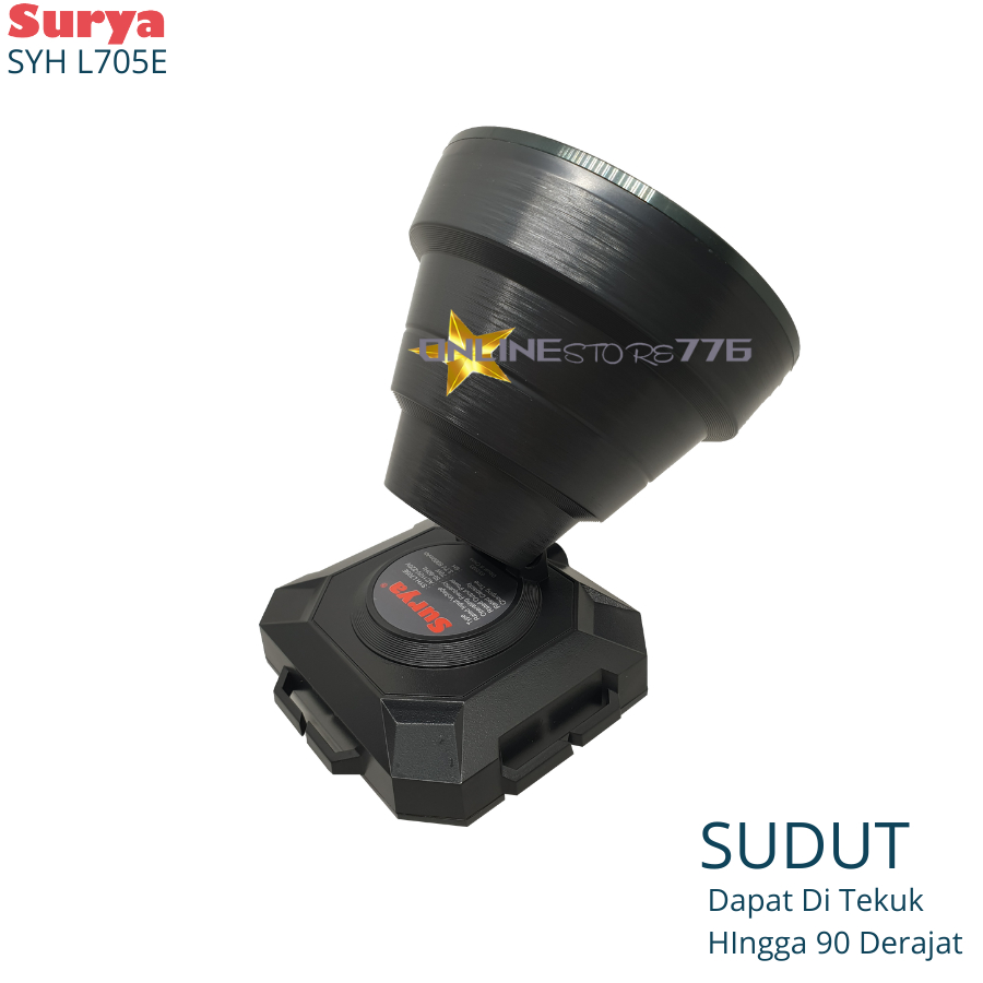 Senter Kepala Surya SYH L705E 70W / Headlamp Surya SYH L705e 70 Watt