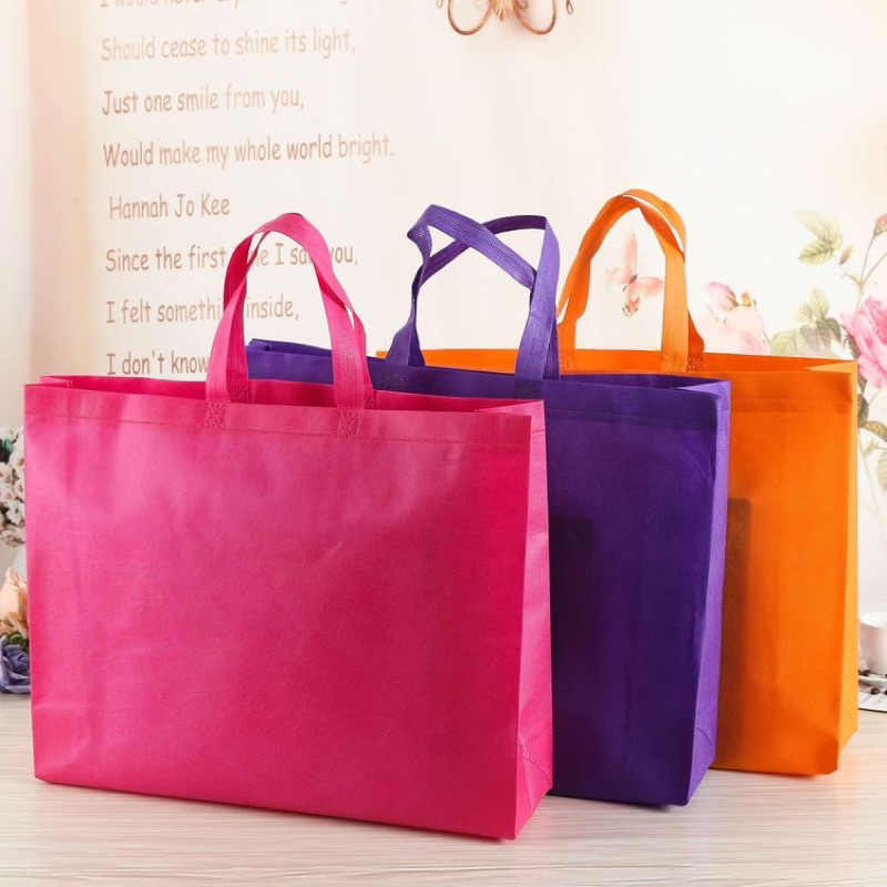 

Goodiebag tas spunbond handle box lebar bawah 40x35 & 35x30 alas 10cm