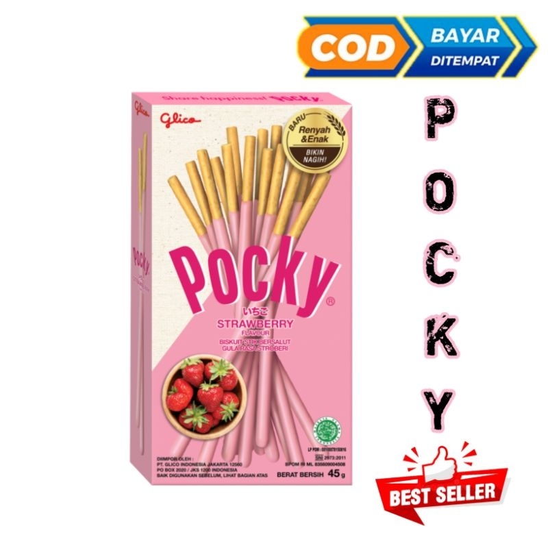 

Glico Pocky Biskuit Stick Strawberry 20g