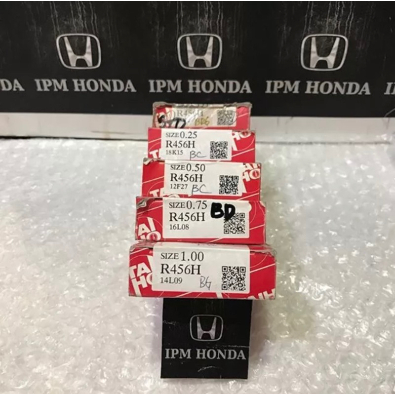 R451 / R456 Taiho / Daido Metal Jalan Honda Civic Hi Deluxe 1976-1979 Wonder 1985-1987 1500cc Grand LX 1989-1991 Accord Gen 1 1978-1981 Executive 1982-1983 City Persona Type Z 1996-2002 STD 025 050 075 100