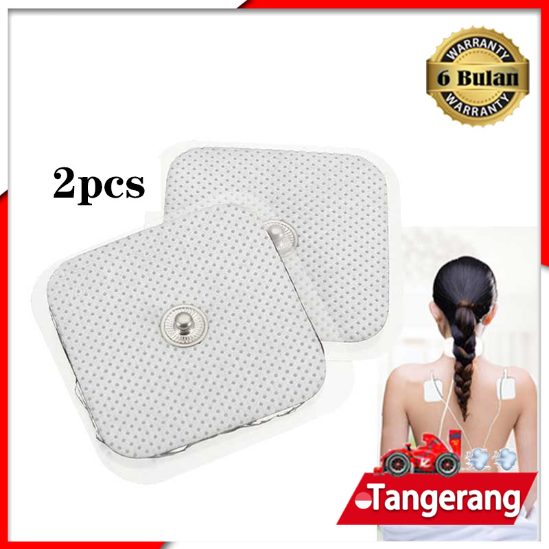 2pcs/set Pad Tens Kancing Pad Electroda EMS Electrode Pads EM 5x5cm