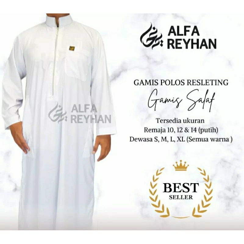 ALFA REYHAN GAMIS PRIA DEWASA / Gamis Dewasa / Baju Muslim / Jubah Pria / Jubah Pria Dewasa / Baju P