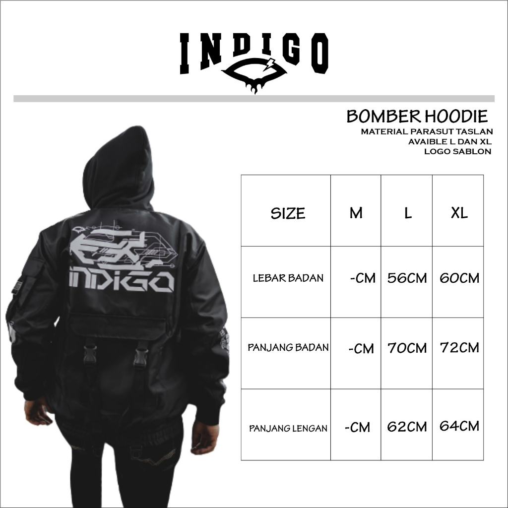 INST JAKET BOMMBER HOODIE STREET WEAR