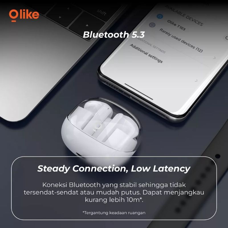 Olike True Wireless Bluetooth Earphone Earbuds TWS T103 Headset