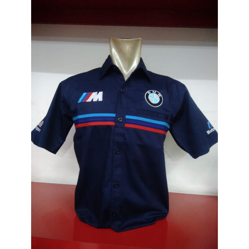 Baju Kemeja pria Tangan Pendek BMW
