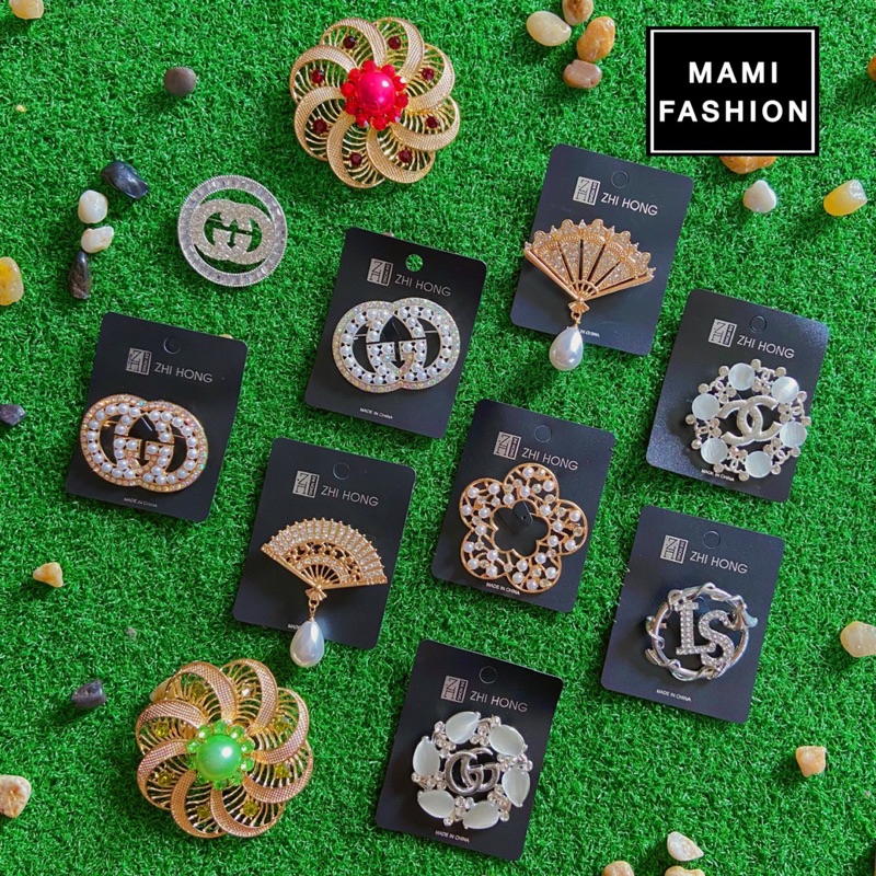 KOLEKSI BROSS BY MAMIFASHION/ Bross Hijab/ Bros Jilbab/  Bross Kerudung/ Bross Juntai/ Bros Branded/