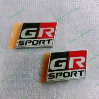 emblem logo GR sport/emblem toyota GR sport/logo GR sport/stiker GR sport toyota