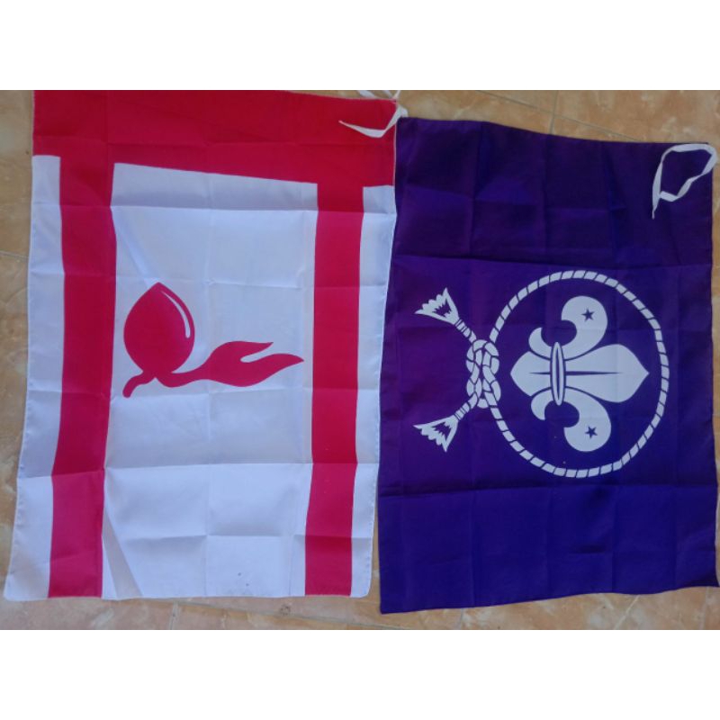 BENDERA TUNAS DAN WOSM 120x80 / 60x90
