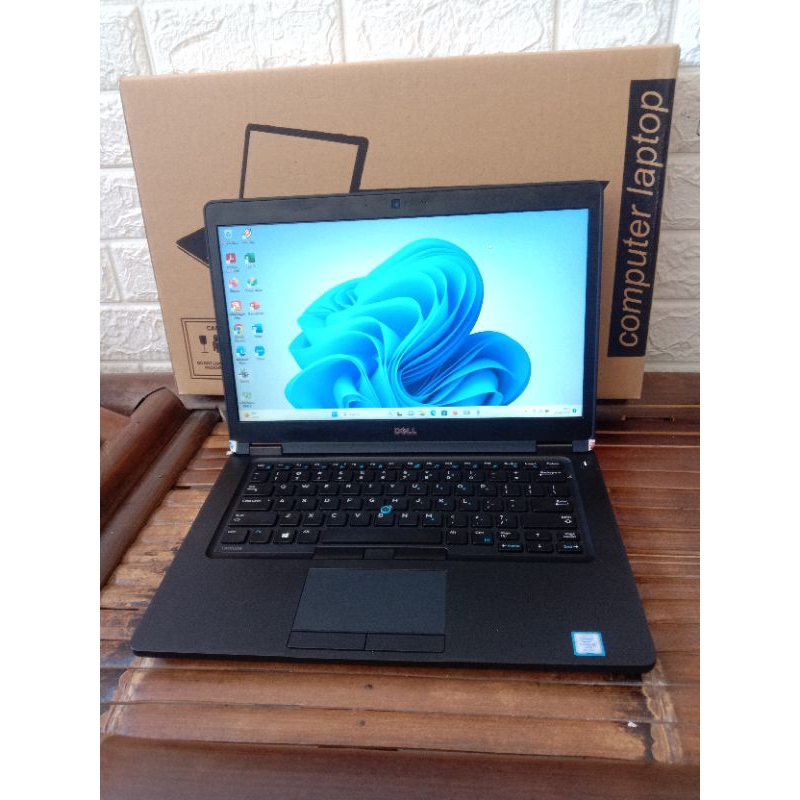 laptop core i5 dell 5490 slim core i5 gen8 second super ngebut layar FHD